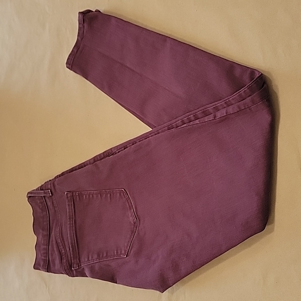 GAP Size 27 Regular True Skinny Plum Colored Denim Jeans, Gently Used Condition